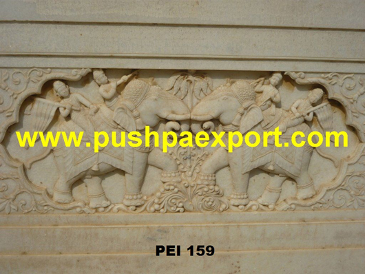 Stone Wall Carved Panel